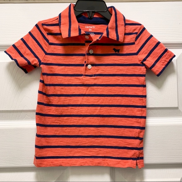 Carter’s Orange Polo Shirt - Picture 1 of 3